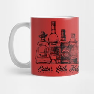 Santa's Little Helpers (black) Mug